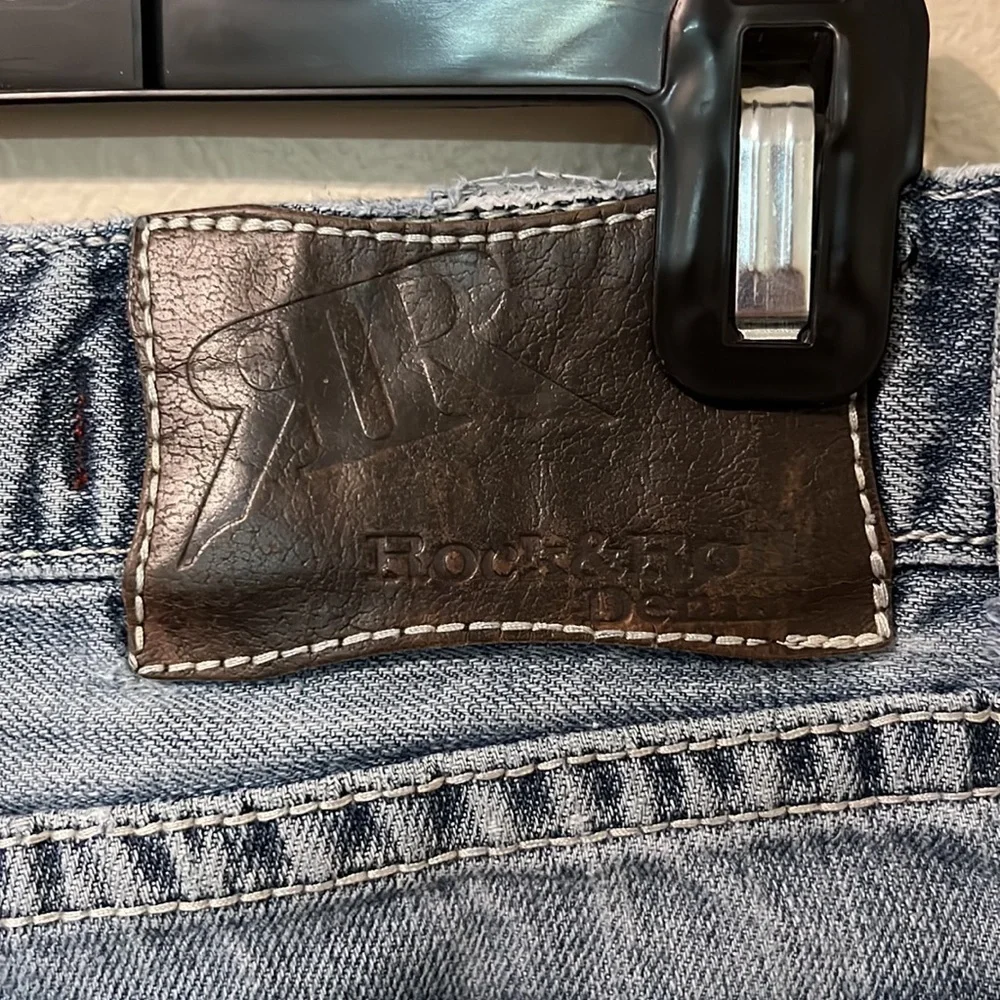 Men’s Rock and Roll Cowboy Straight Relaxed Fit Jeans Size 33x36 (GREAT)